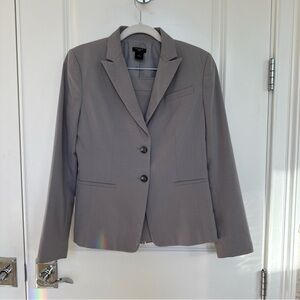 Ann Taylor Women's Gray Skirt Suit 4P